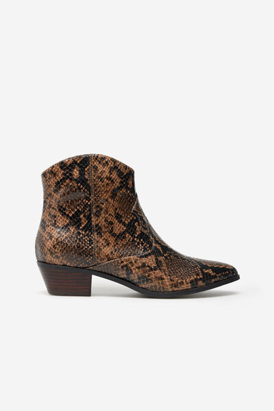 Cortefiel Snake Booty Printed brown