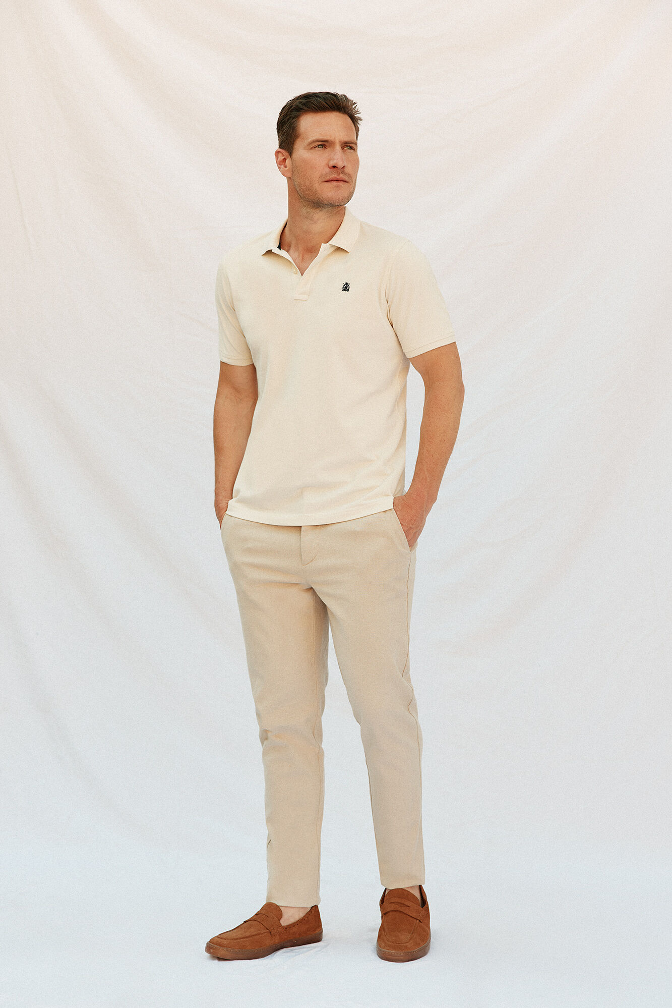 Cortefiel Basic piqu&eacute; polo shirt