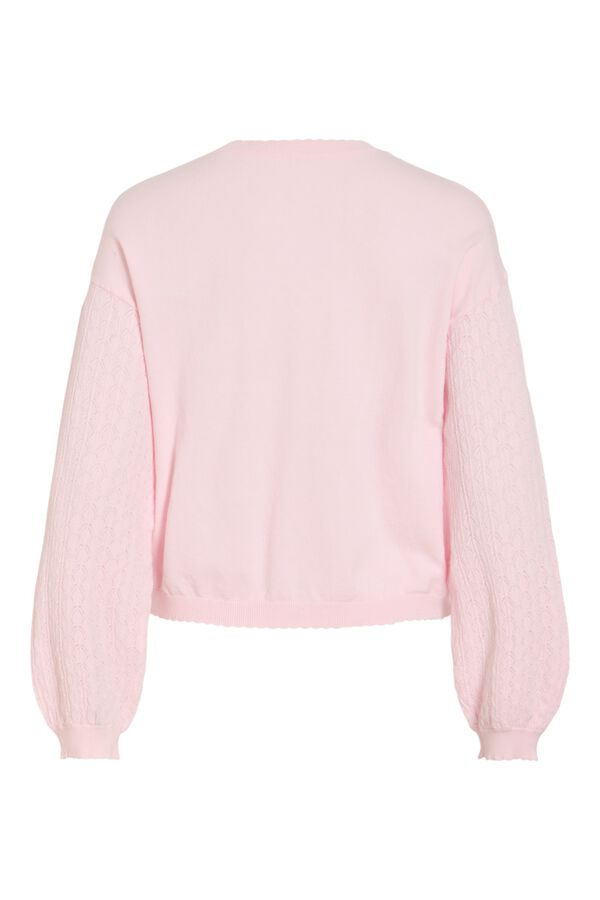 Vila Camisola de malha pointelle com viscose Subiu