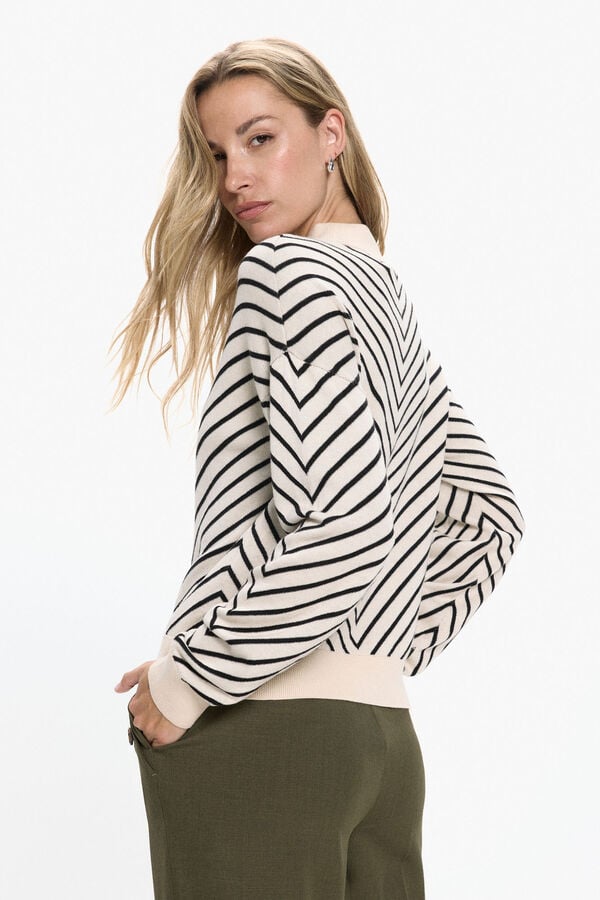 Vero Moda Camisola fino de manga comprida  Cinzento