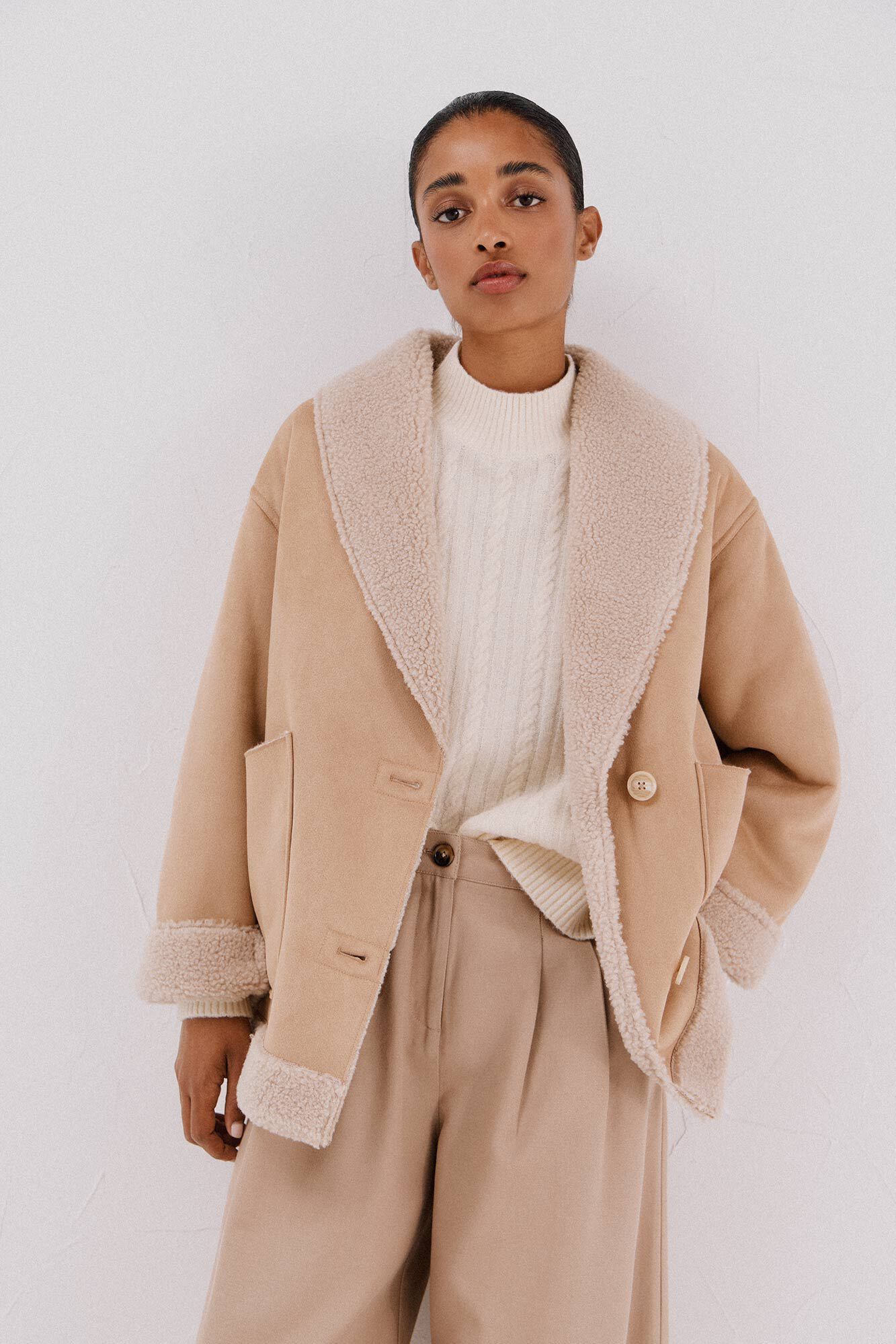 Cortefiel Double-sided effect jacket