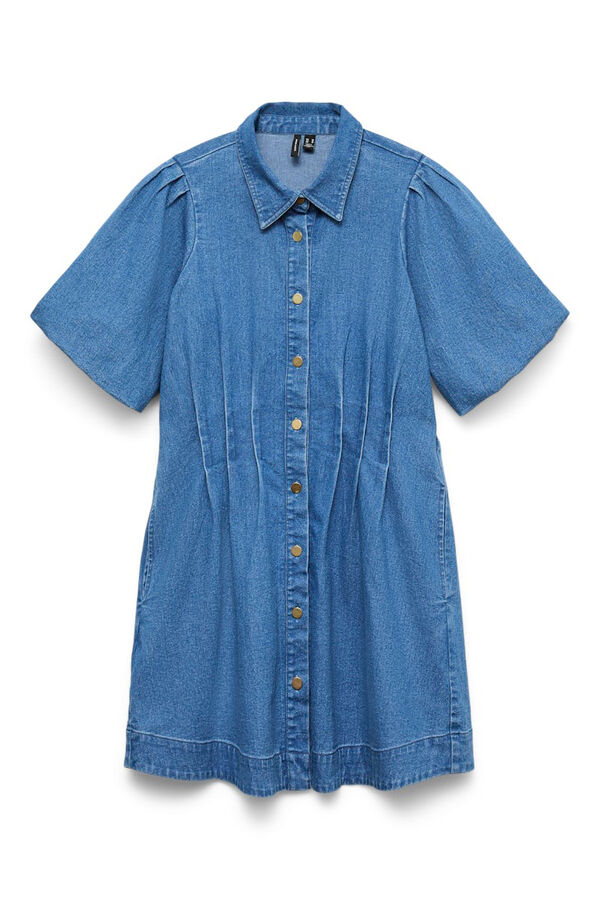 Vero Moda Vestido curto de algodão  Azul