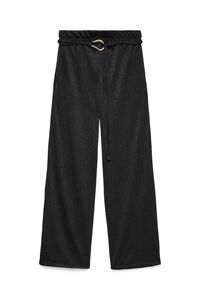 Vero Moda Calça comprida de malha com detalhe de fivela