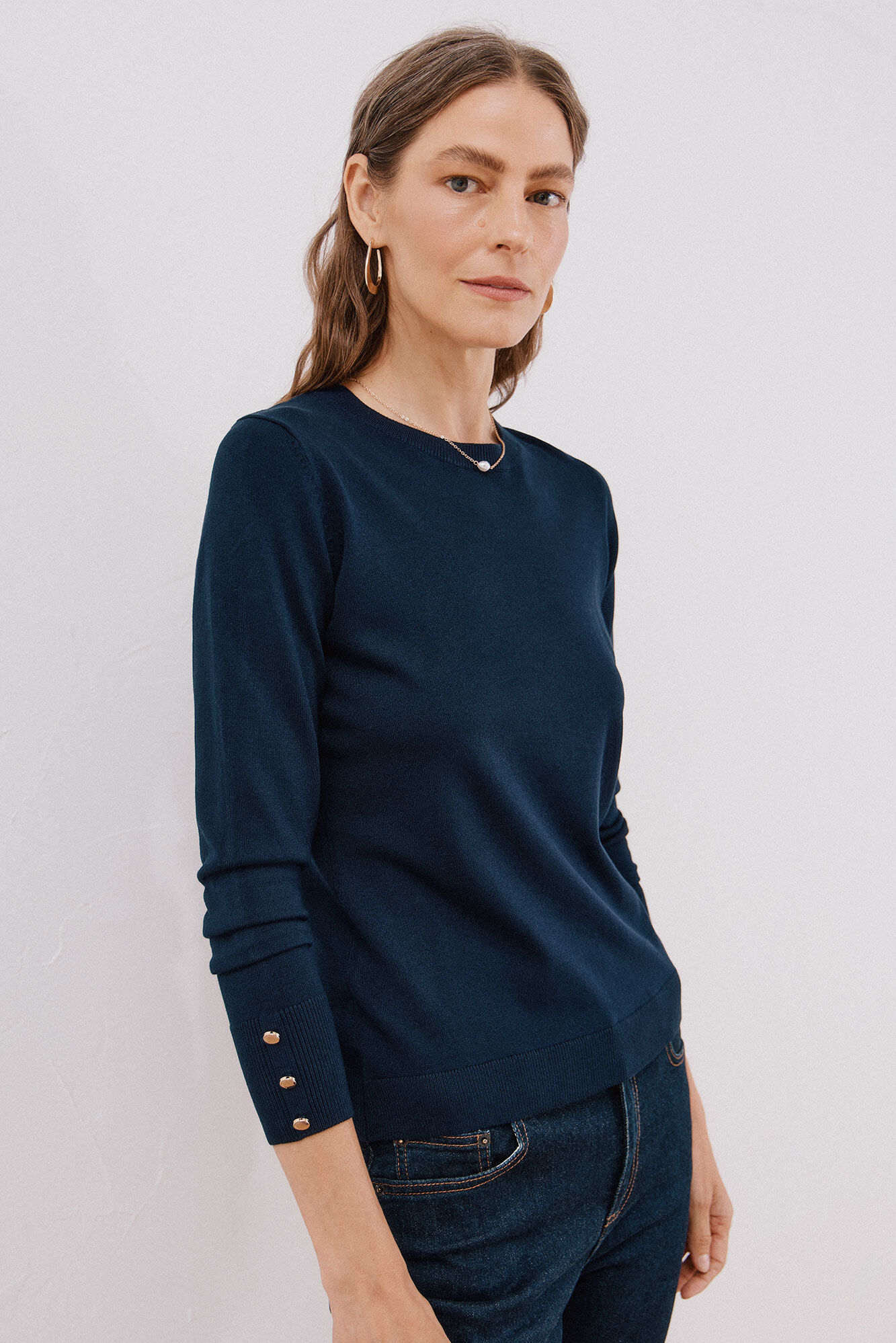 Cortefiel Button-down sweater