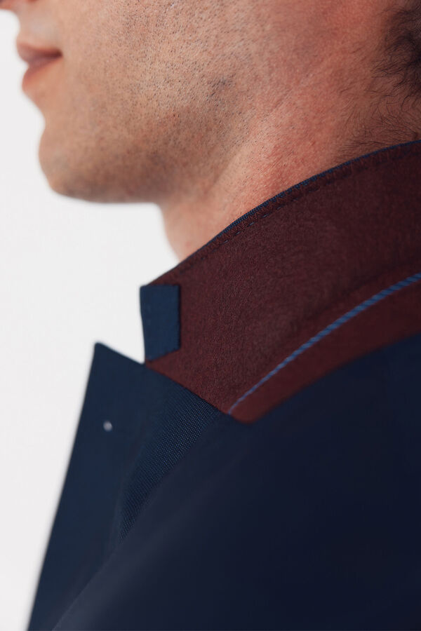 Cortefiel Americana traje estructura Serie XXI Azul marino