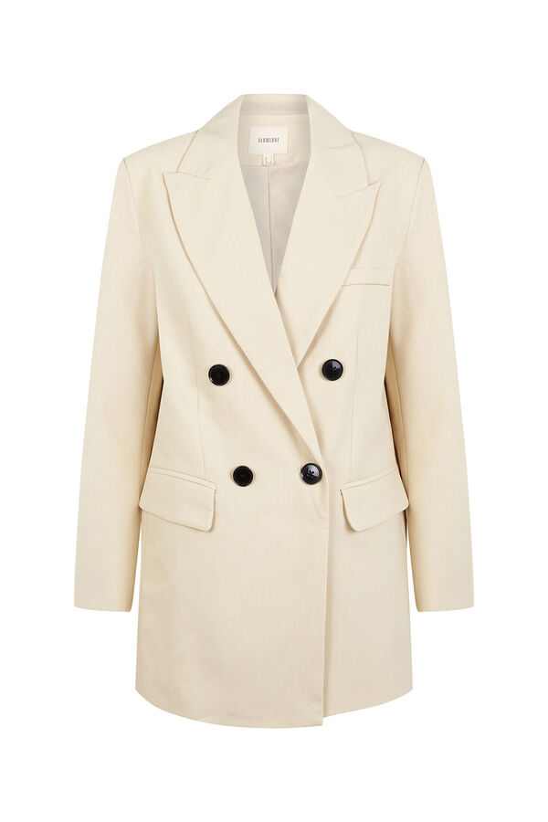 Slowlove Chaqueta americana cruzada Amarillo