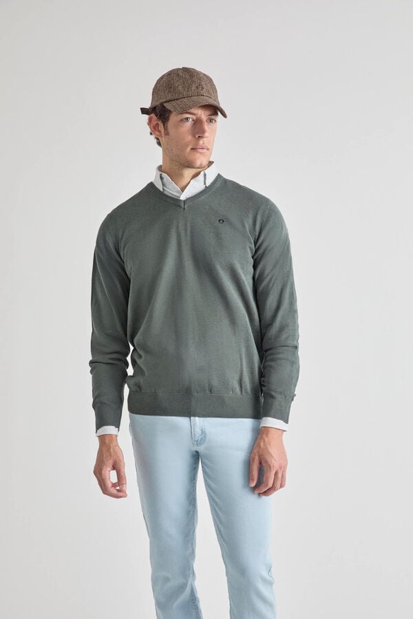 Street Monkey Jersey Verde oscuro