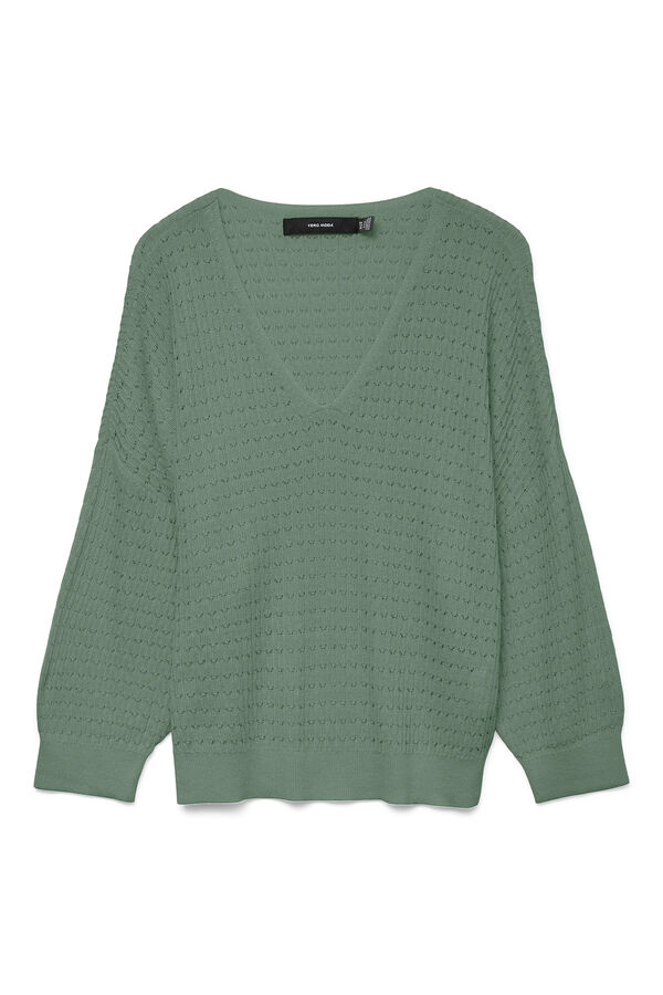 Vero Moda Suéter de malha fina estruturada Verde