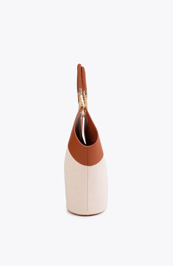 Lola Casademunt Shopper desestructurado Marr&oacute;n