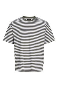 Jack & Jones T-shirt de riscas gola redonda