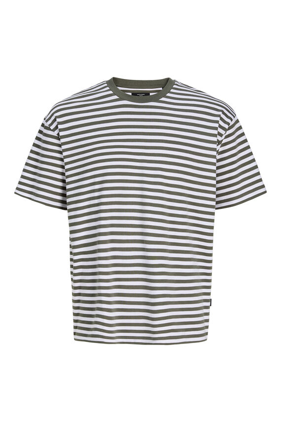 Camiseta rayas cuello redondo