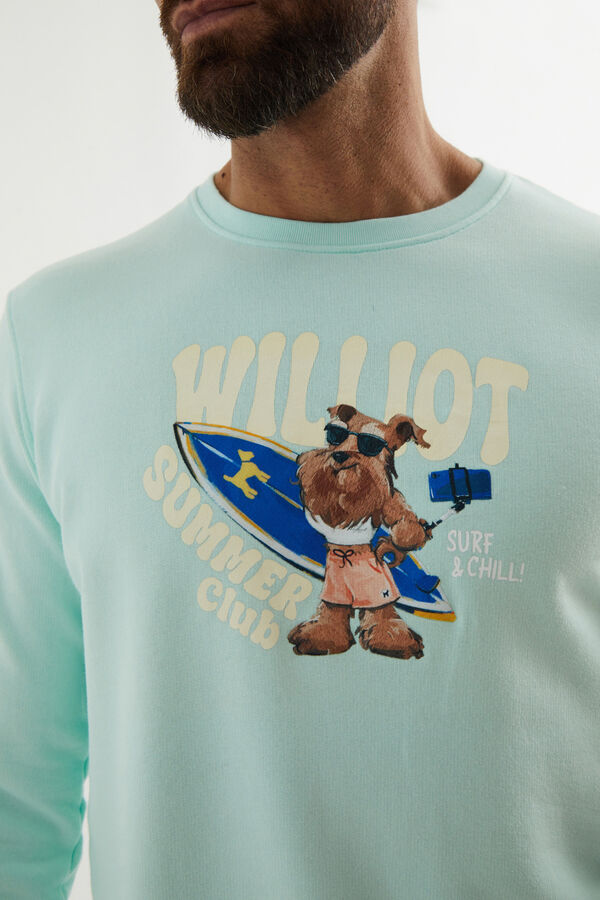 Williot Sweatshirt Surfista Mr. Williot Azul