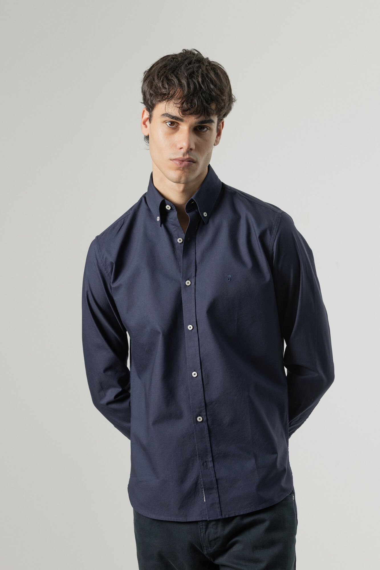 PuroEGO Camisa oxford de algod&atilde;o