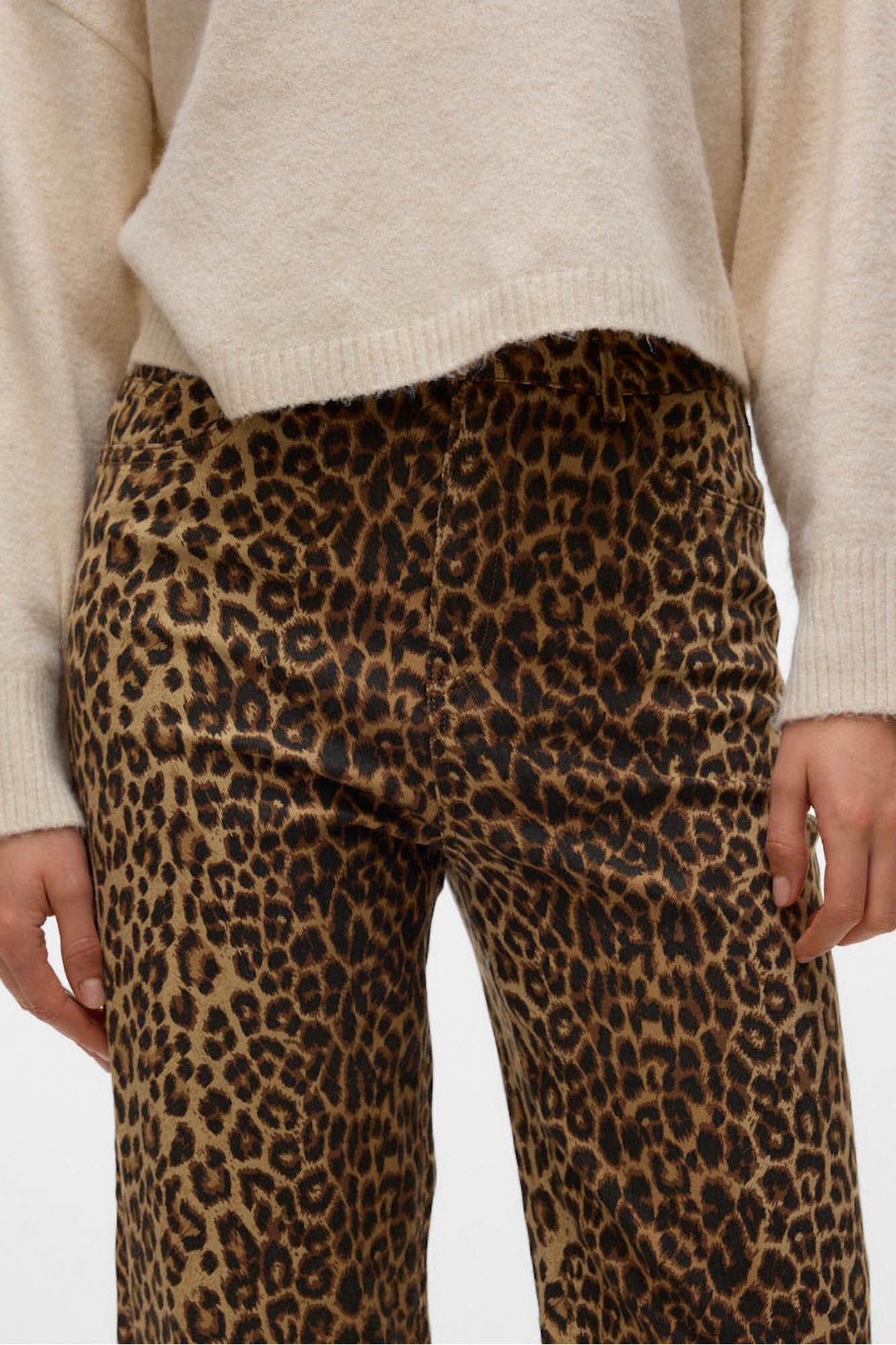 Vero Moda Cal&ccedil;as jeans estampado animal