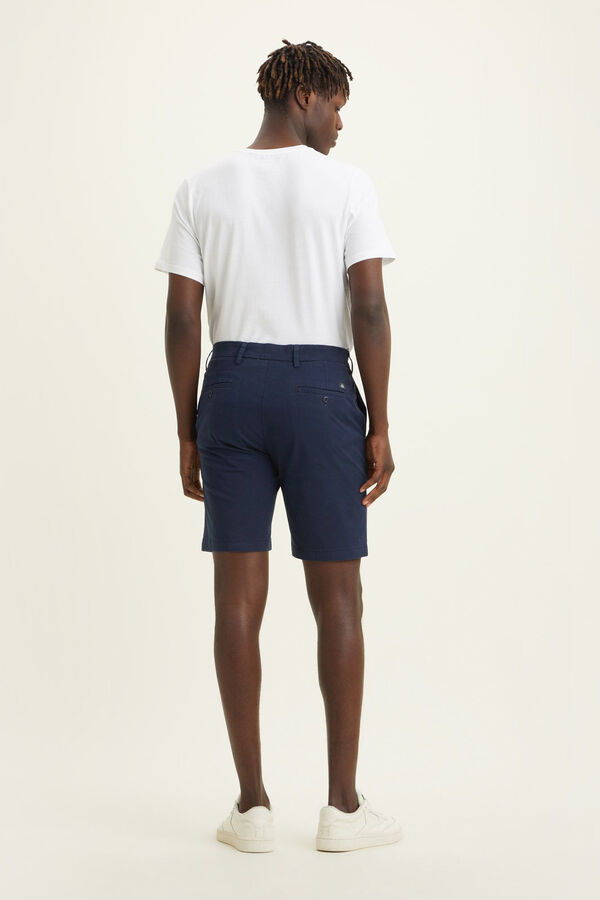 Cortefiel Essential slim fit Bermuda shorts Navy