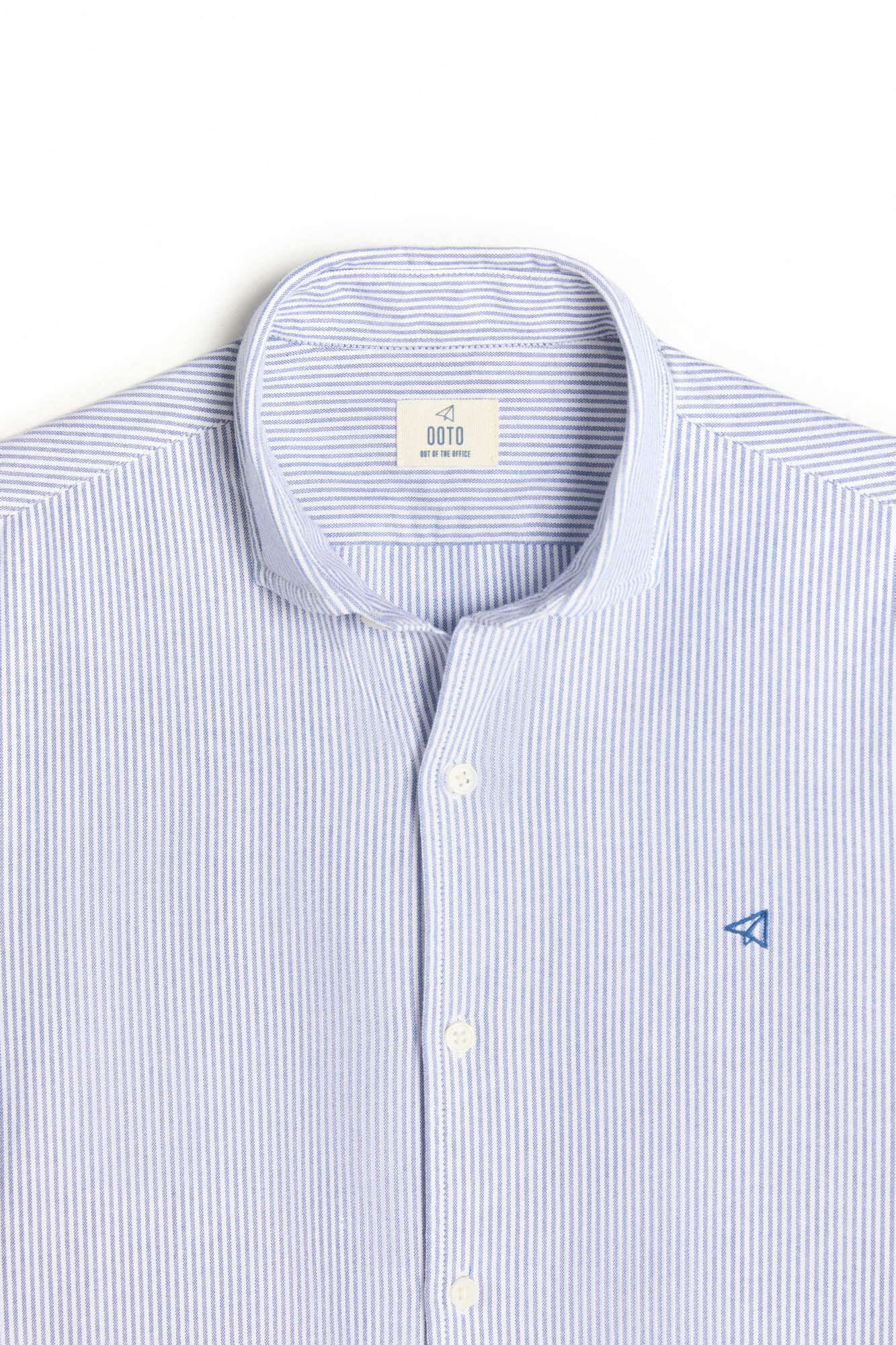 Camisa cuello italiano slim Camisas de hombre Cortefiel