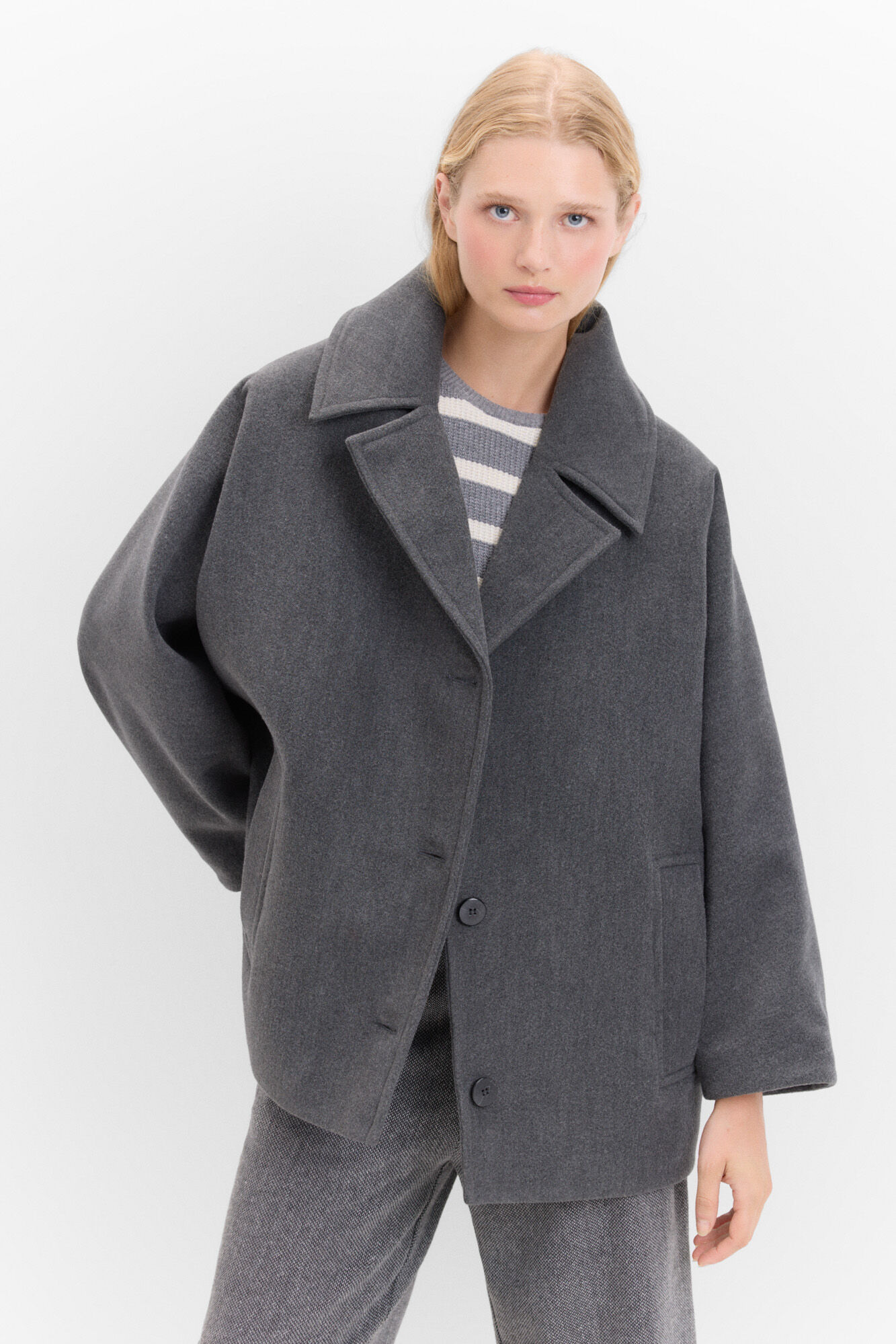 Unstructured coat Women s coats and parkas Cortefiel