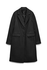 Vero Moda Midi cloth coat Black