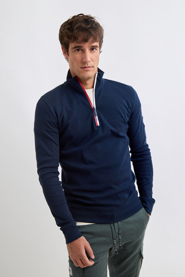 Williot Camisola Meia Fecho-Éclair Azul