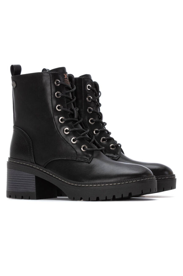 XTI Lace-up ankle boot Black