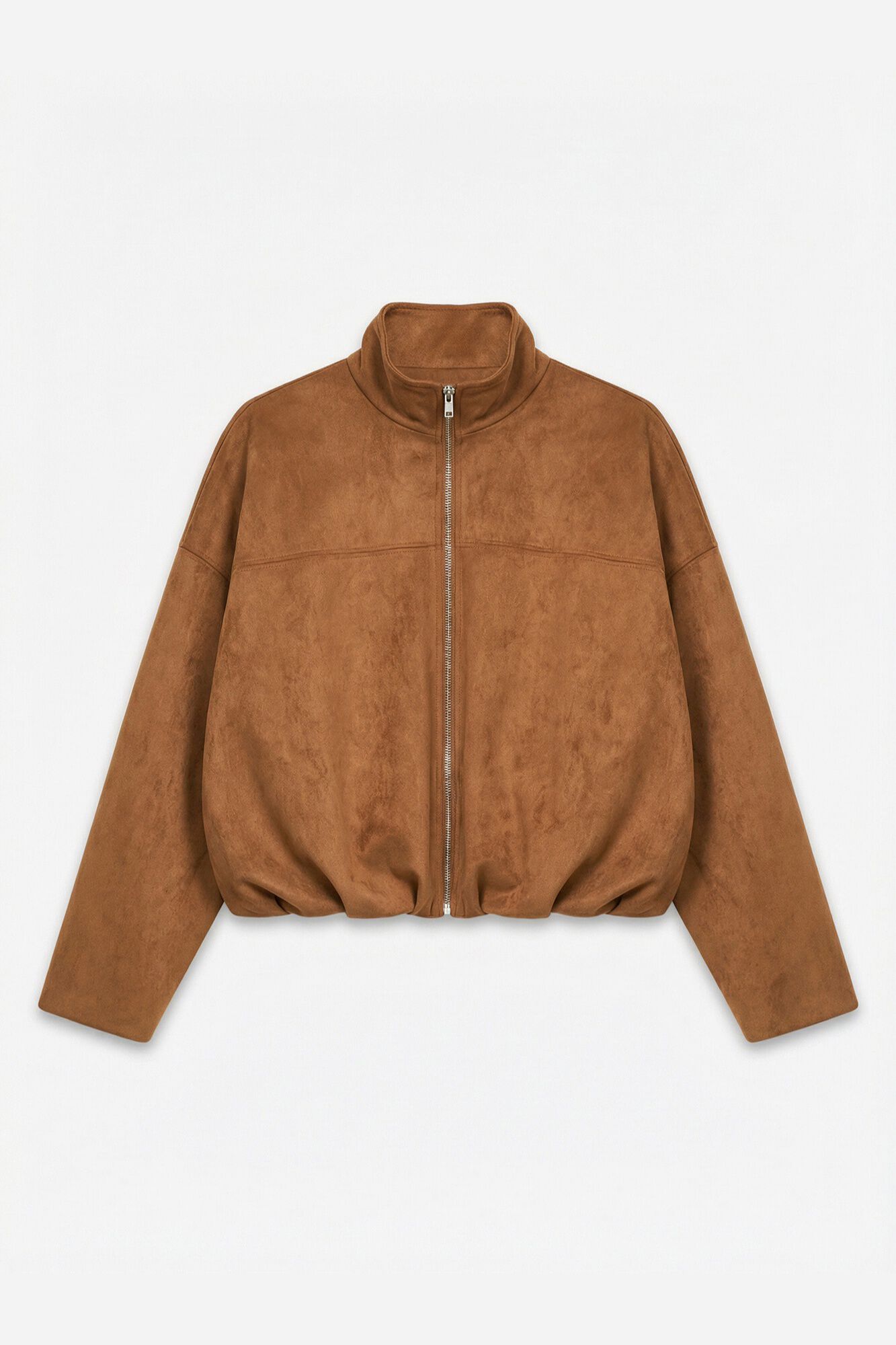 Vero Moda Faux suede jacket with zip fastening