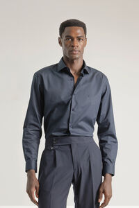 PuroEGO Camisa social de popeline de regular fit