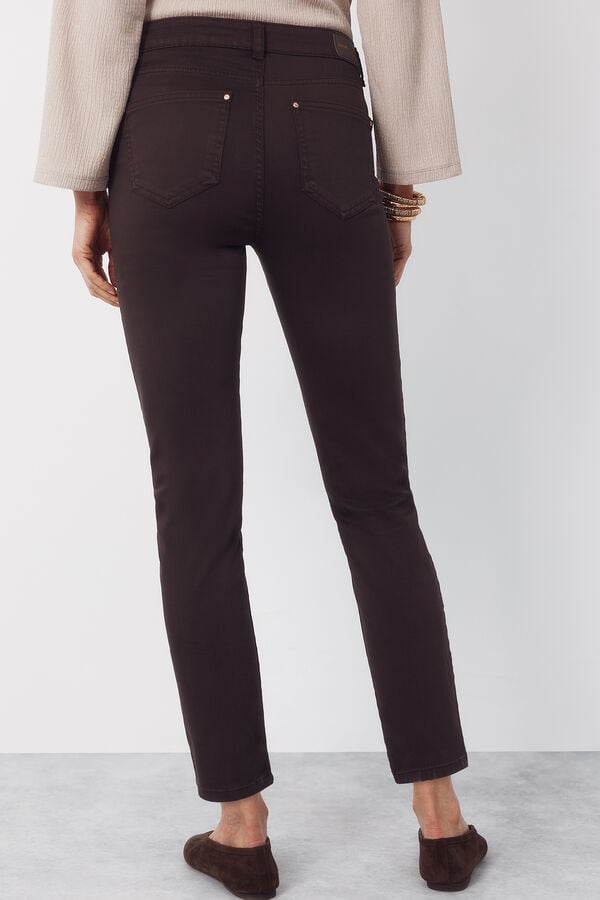 Cortefiel Jeans sensational color Dark brown