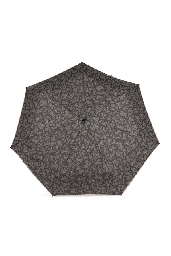 Cortefiel Kaos Icon black folding umbrella Black