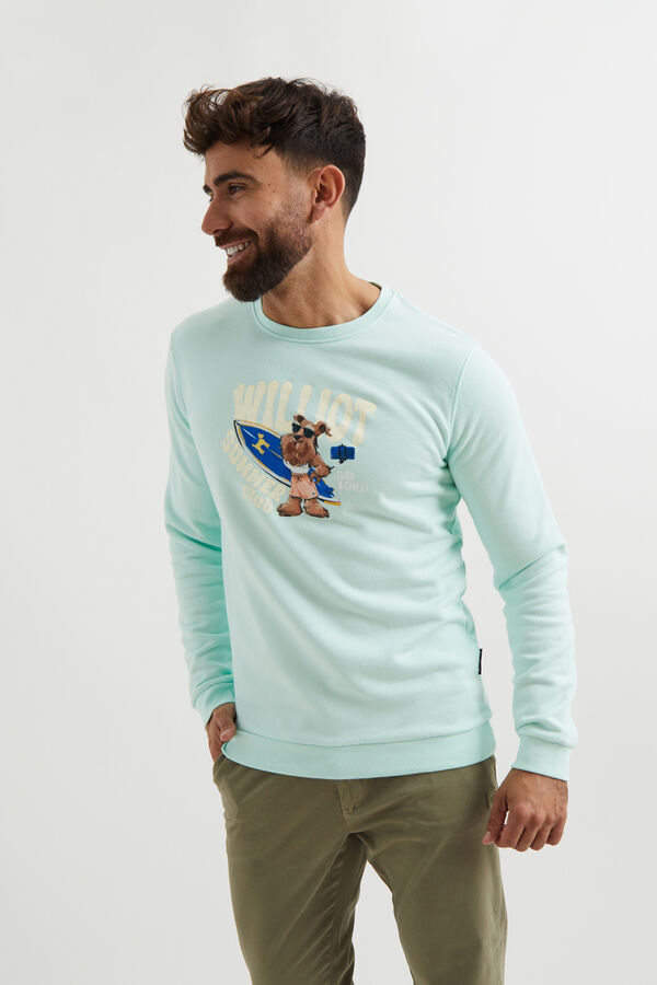 Williot Sweatshirt Surfista Mr. Williot Azul