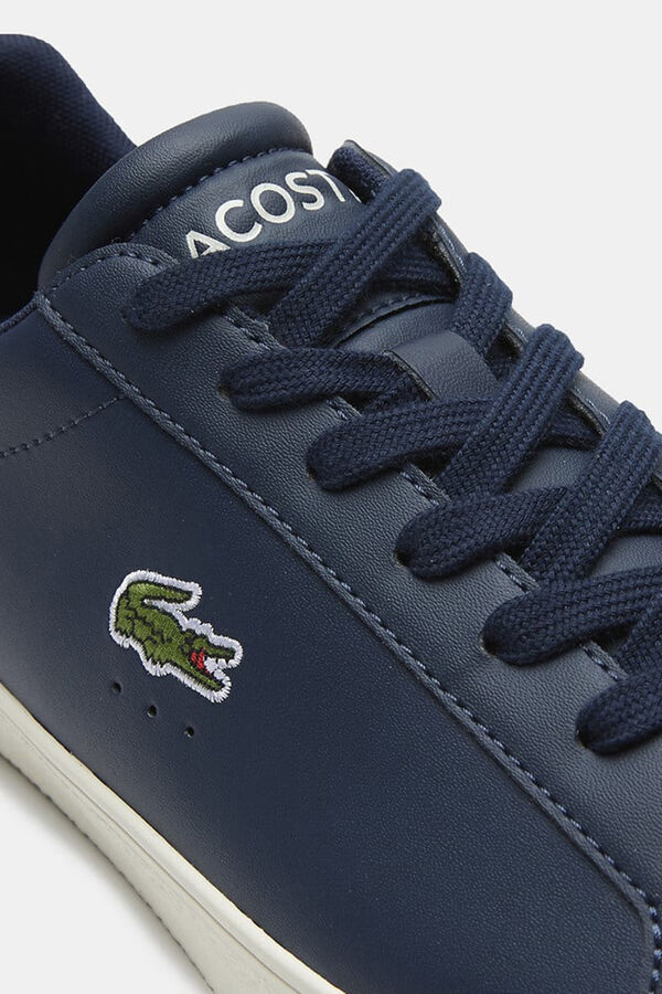 Cortefiel Navy blue sneakers with embroidered crocodile logo Navy