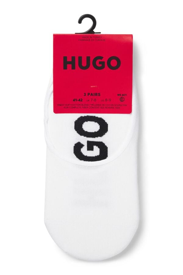 HUGO Pack three socks White