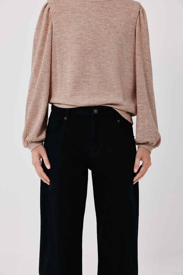 Cortefiel Barrel jeans Black