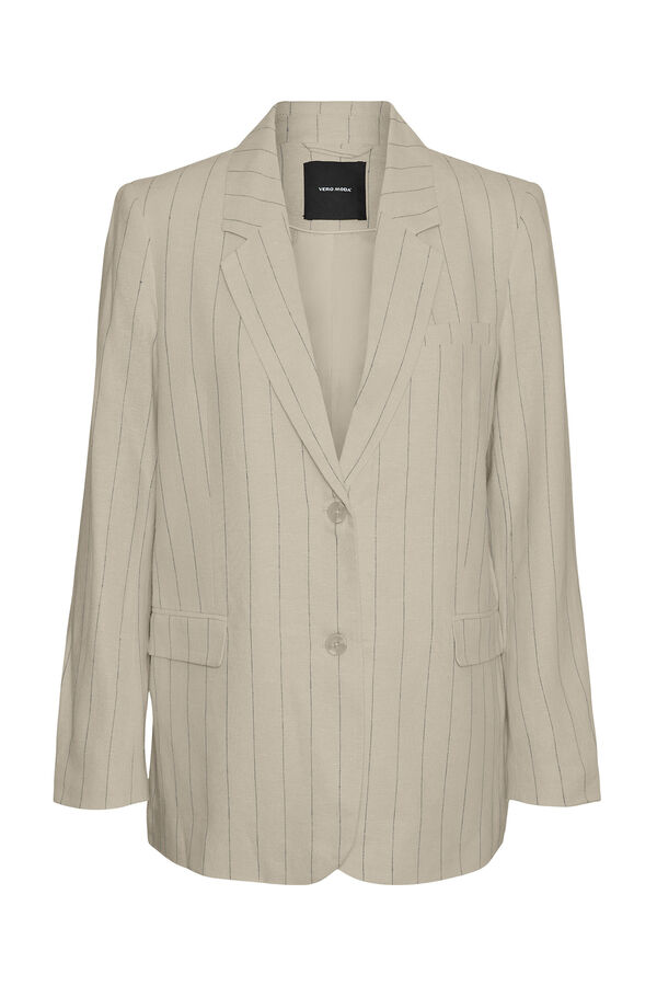 Vero Moda Blazer trespassado Cinzento