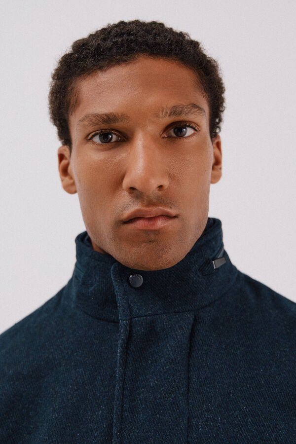 Cortefiel Coat with removable lining Navy