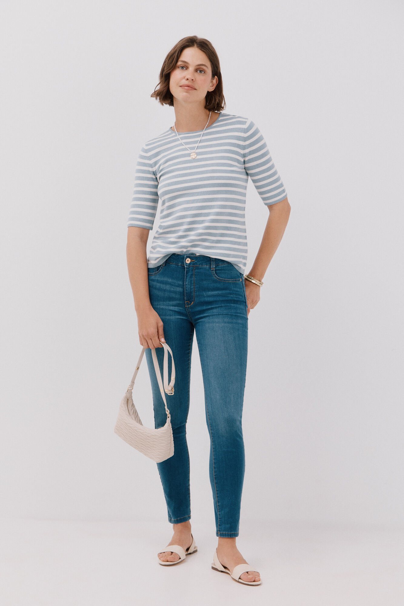 Cortefiel Short-sleeved jumper