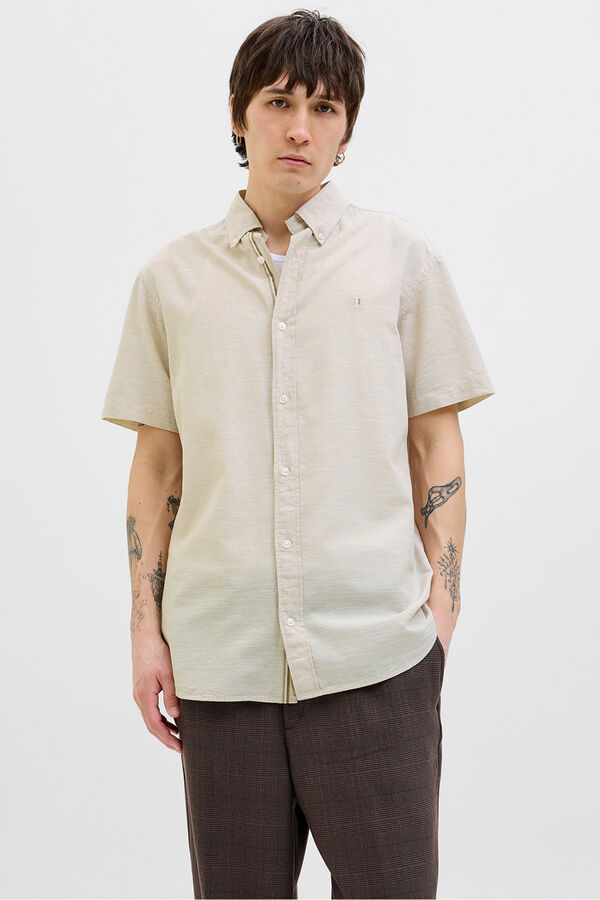 Jack & Jones Camisa regular fit Cinzento