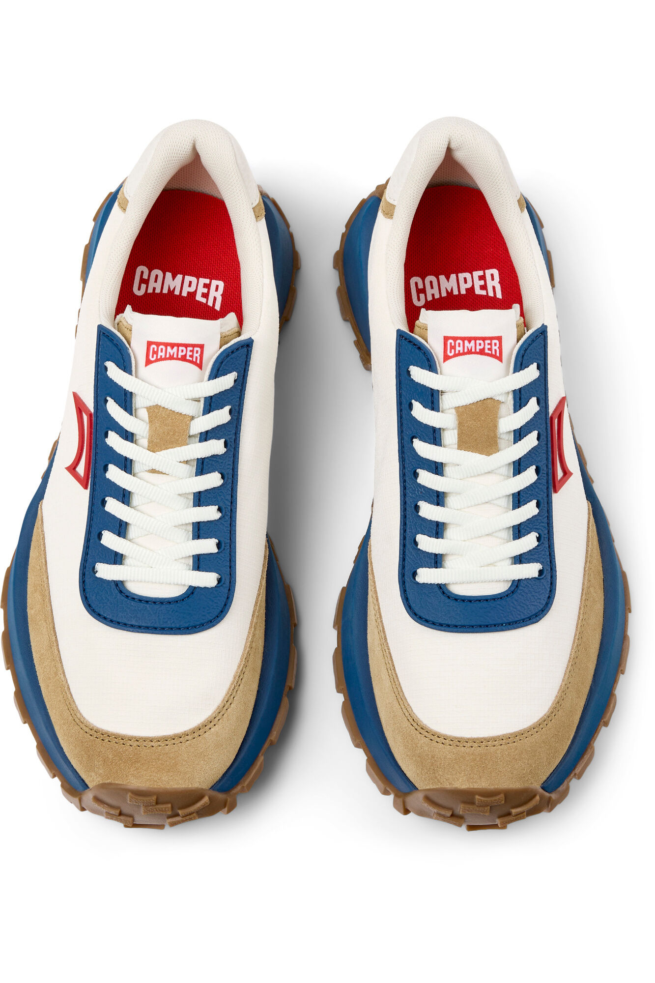 Camper Zapatillas de tejido y nobuk hombre