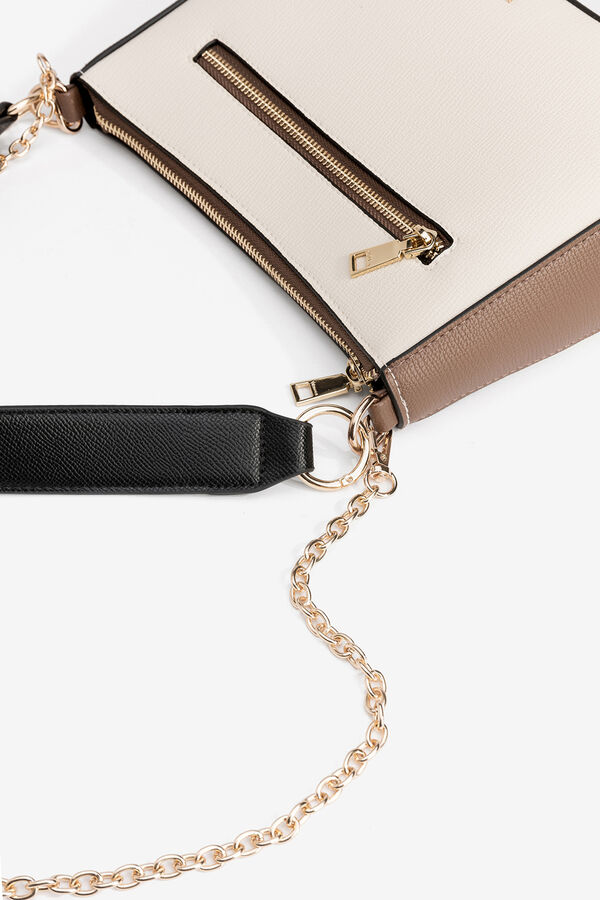 Vilanova Cartera Bandolera Tricolor Beige