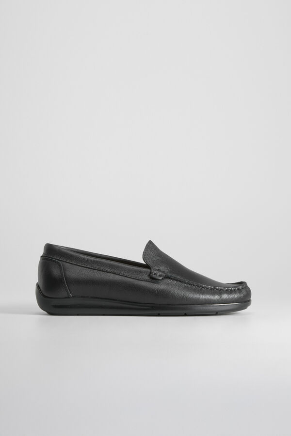 Comfeet Mocas&iacute;n confort piel ligero COMFEET Negro