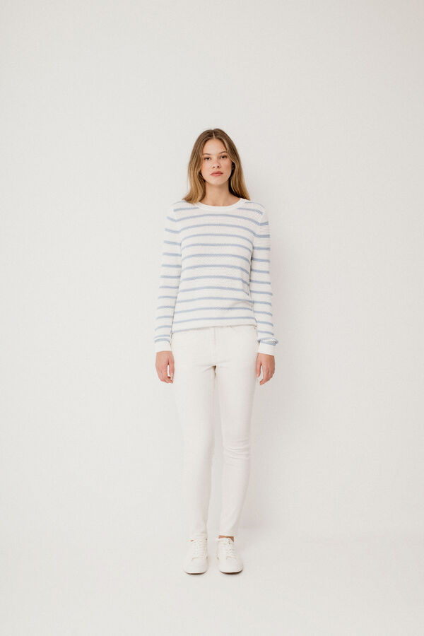 Vila Organic cotton jumper Branco