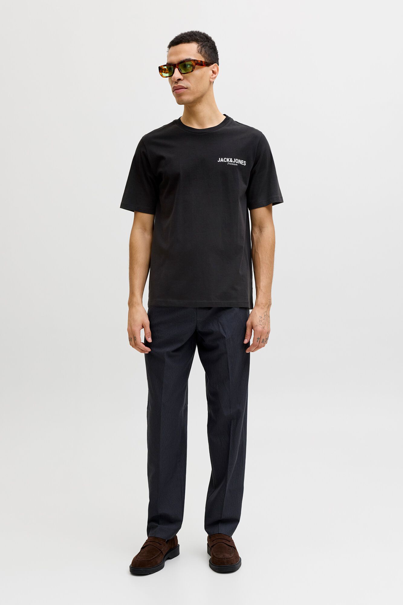 Jack & Jones T-shirt com logo em algod&atilde;o