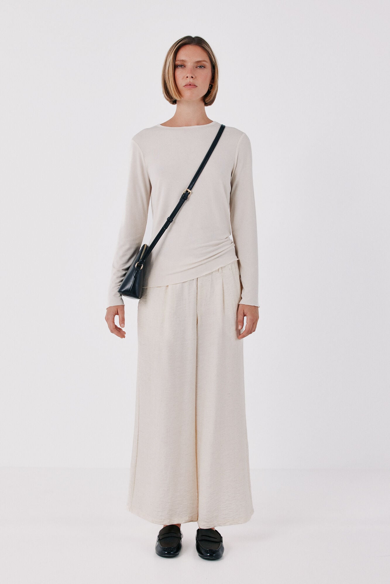 Cortefiel Long sleeve basic T-shirt