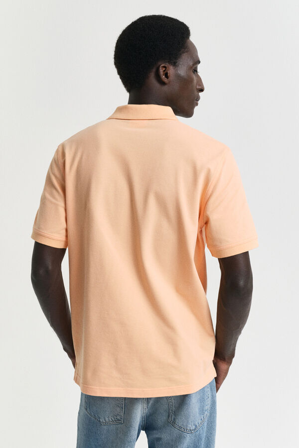 Gant Polo piqué contrastante Laranja