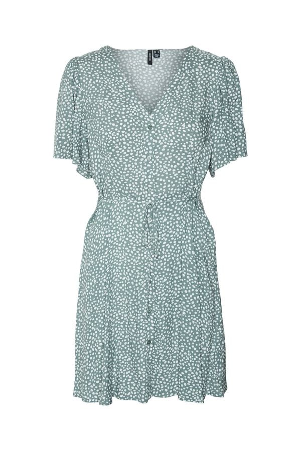 Vero Moda Curve Vestido curto gola em bico Verde