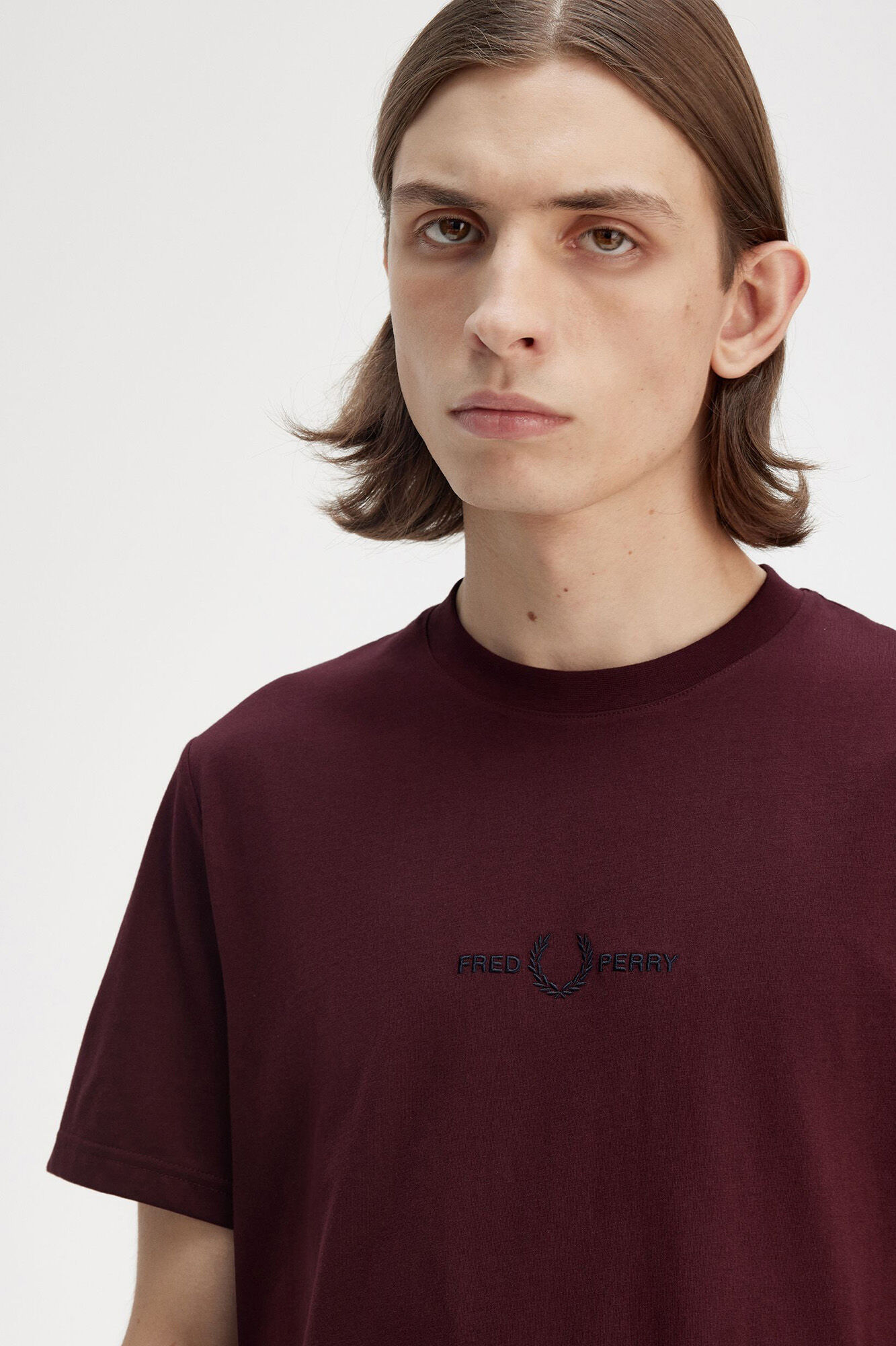 Fred Perry T-shirt bordada