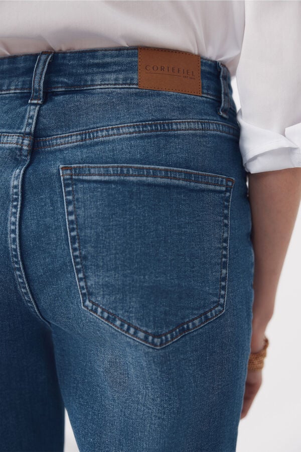 Cortefiel Jeans Rectos Blue