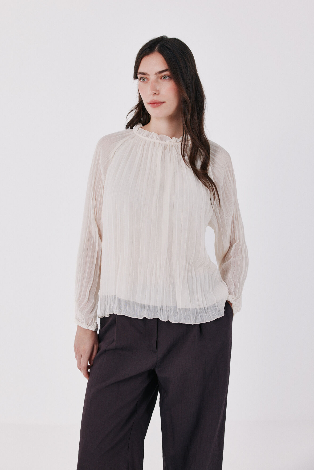 Cortefiel Pleated blouse