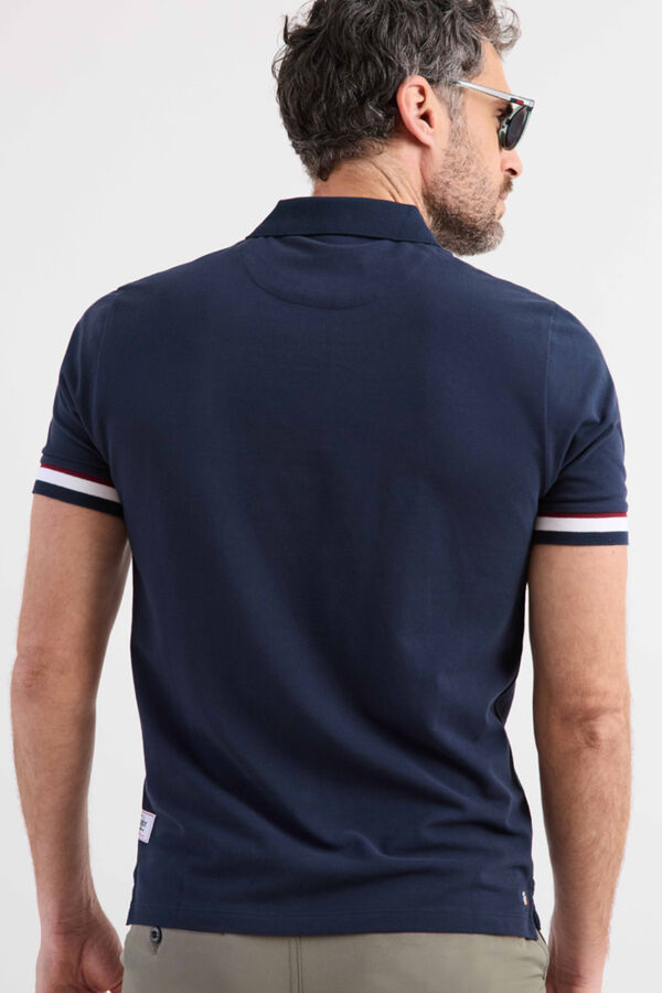 Williot Flag polo shirt Navy