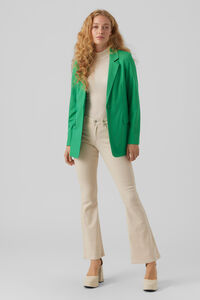 Cortefiel Women's classic straight cut blazer Green