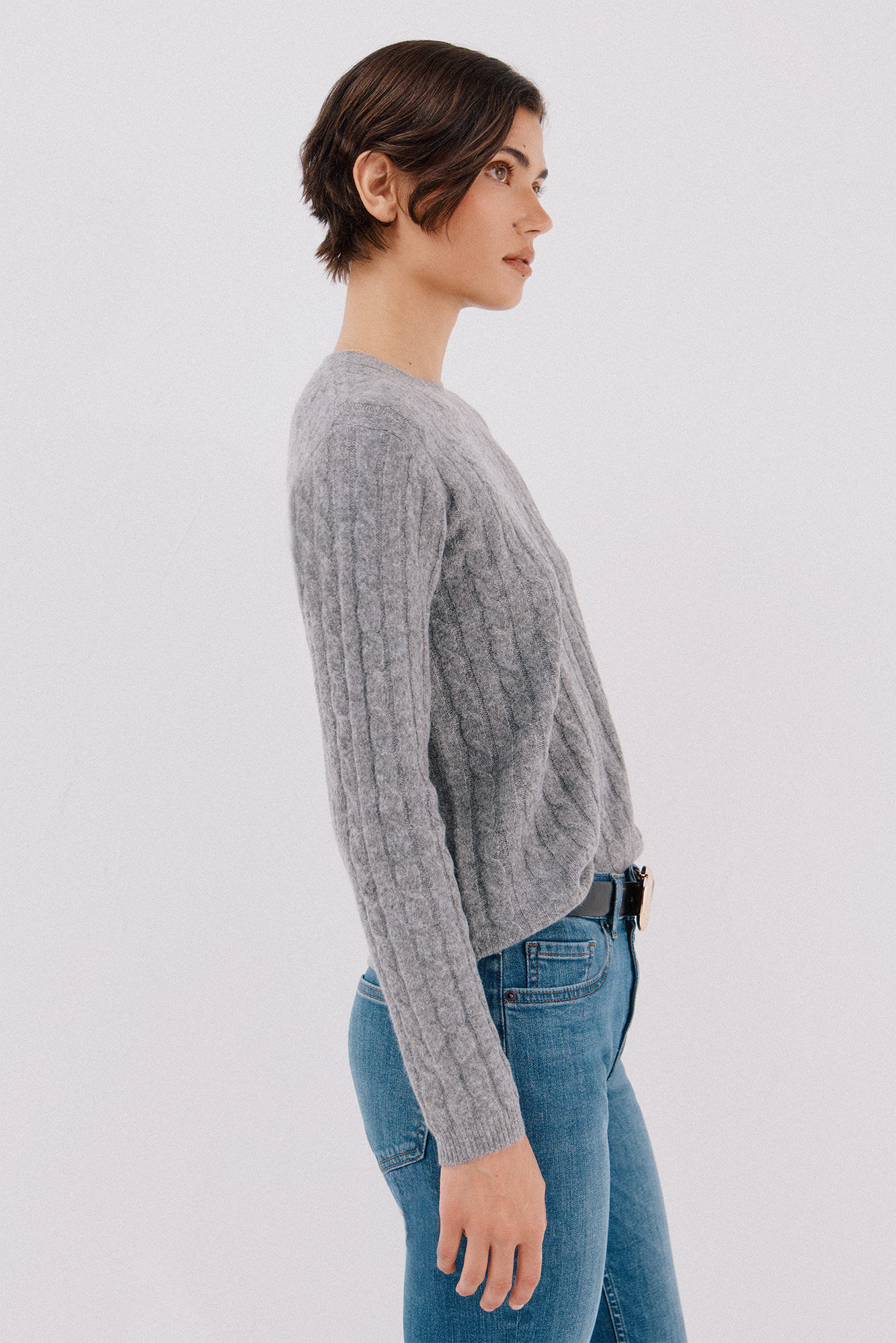 Cortefiel Soft jersey with cross-knit